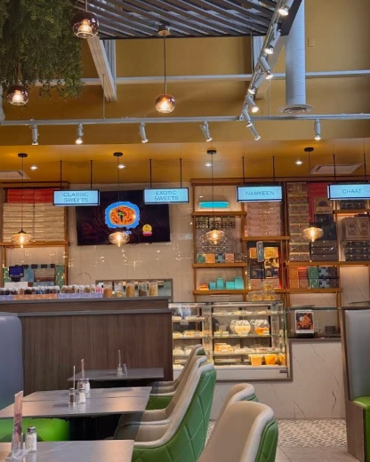 Gwalia Sweets and Restaurant Etobicoke interior