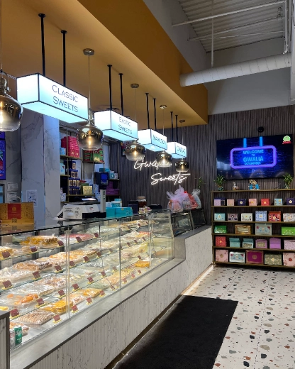 Gwalia Sweets and Restaurant Etobicoke interior